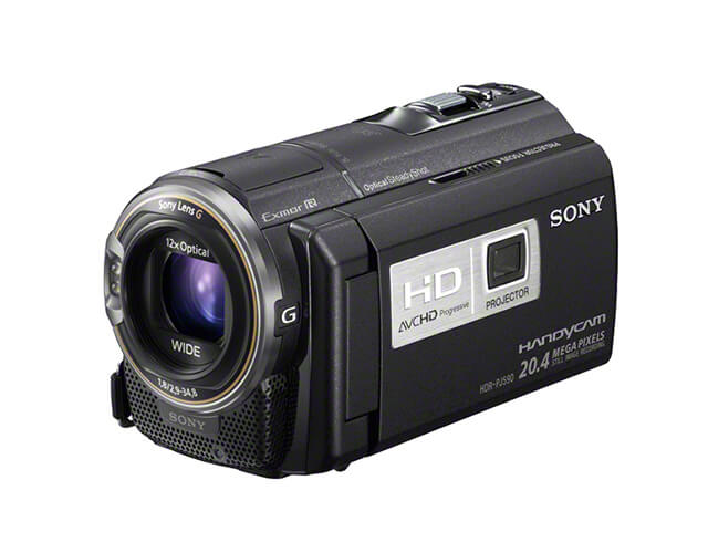 デジタルHDビデオカメラレコーダー HDR-PJ590V